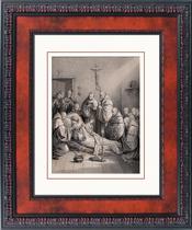 Życie św. Bernarda w litografii Hipolita Beauvais (rok 1850)
